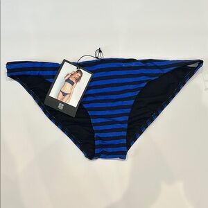 Insight catfight bikini swim bottom blue laser size 8 NWT